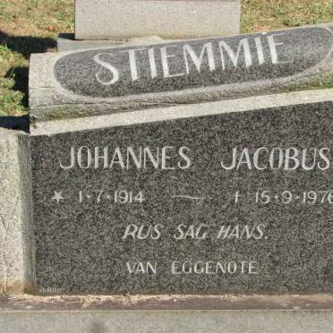 STIEMMIE Johannes Jacobus 1914-1976