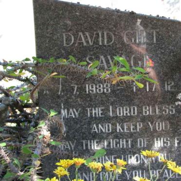 SAVAGE David Gift 1988-?