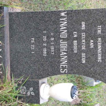 SMAL Wynand Johannes 1957-1982