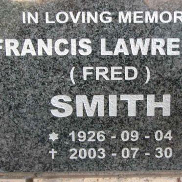 SMITH Francis Lawrence 1926-2003