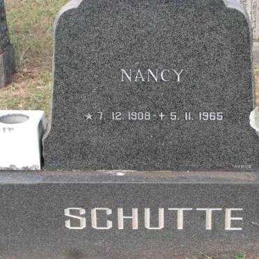 SCHUTTE Nancy 1908-1965