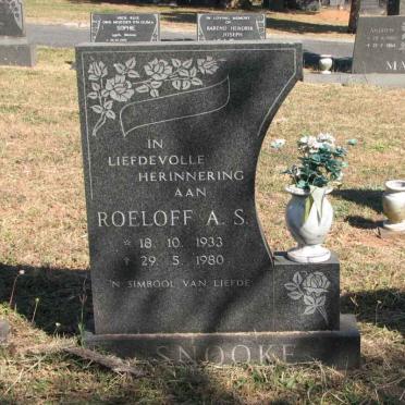 SNOOKE Roeloff A.S. 1933-1980