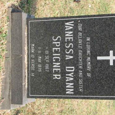 SPEIGNER Vanessa Dyann 1967-1979