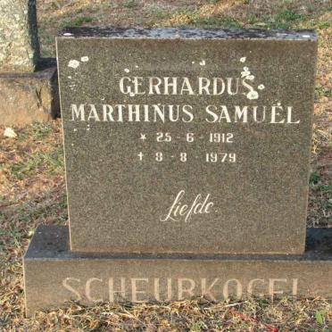 SCHEURKOGEL Gerhardus Marthinus Samuel 1912-1979