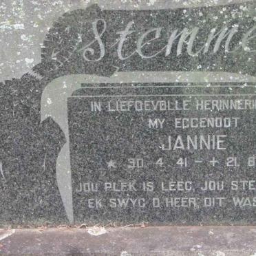 STEMMET Jannie 1941-1966
