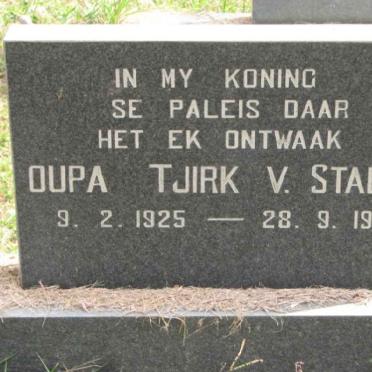 STADEN Tjirk, v. 1925-1988