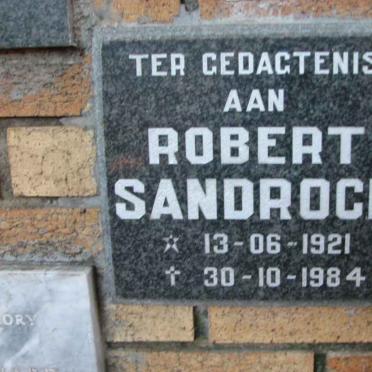 SANDROCK Robert 1921-1984