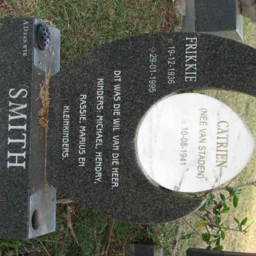 SMITH Frikkie 1936-1995 &amp; Catrien VAN STADEN 1941-