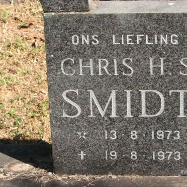 SMIDT Chris H.S. 1973-1973