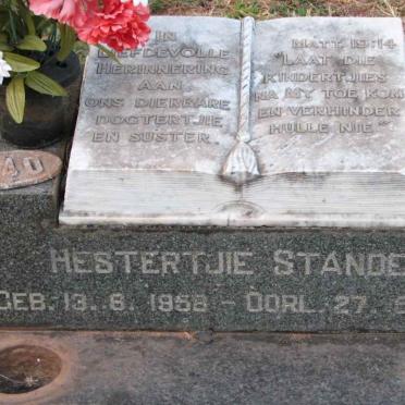 STANDE Hestertjie 1958-1963