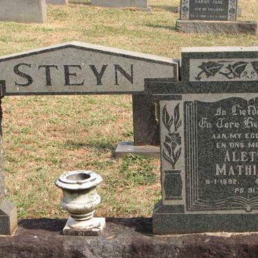 STEYN Aletta Mathilda 1892-1964