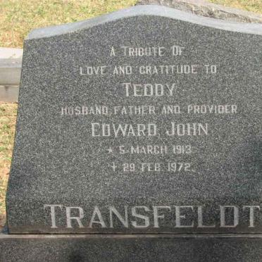 TRANSFELDT Edward John 1913-1972