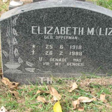 THERON Elizabeth M. nee OPPERMAN 1918-1988