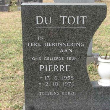TOIT Pierre, du 1958-1976