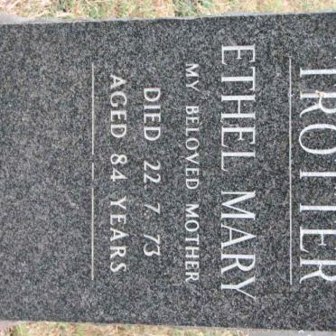 TROTTER Ethel Mary -1973