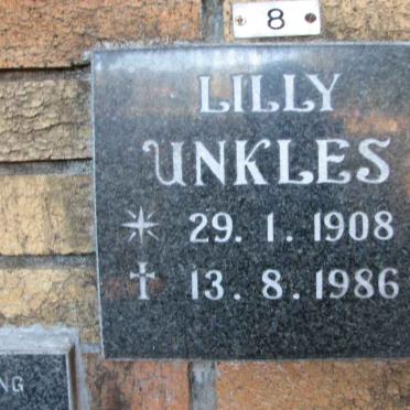UNKLES Lilly 1908-1986
