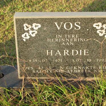 VOS Hardie 1971-1992