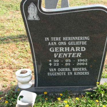 VENTER Gerhard 1962-2004