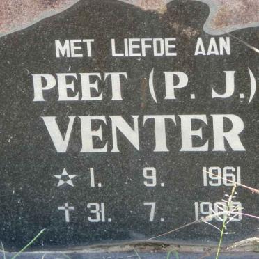 VENTER P.J. 1961-19?9