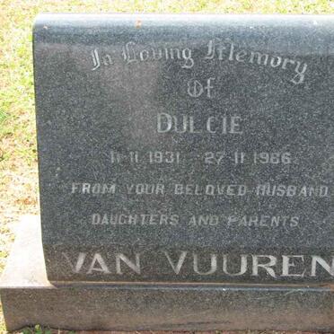 VUUREN Dulcie, van 1931-1966