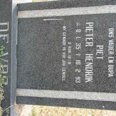 VOS Pieter Hendrik, de 1935-1993