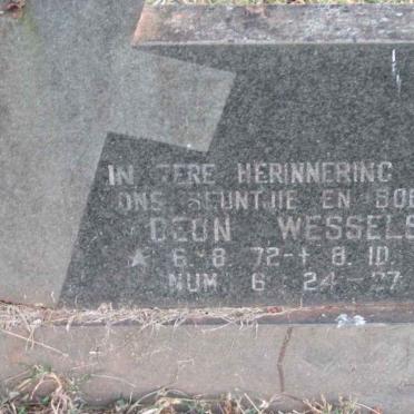 WESSELS Deon 1972-1975