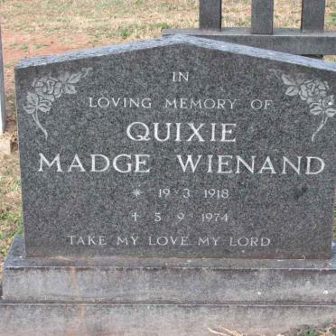 WIENAND Quixie Madge 1918-1974