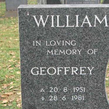 WILLIAMS Geoffrey 1951-1981