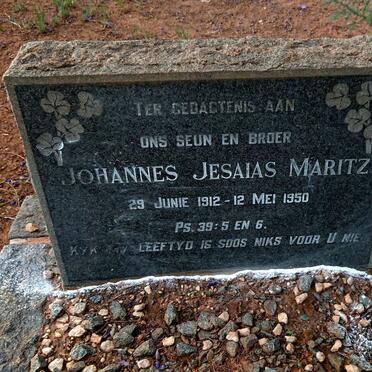 MARITZ Johannes Jesaias 1912-1950