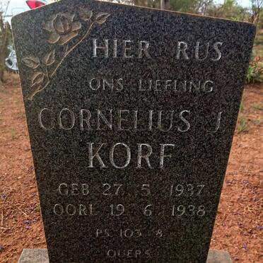 KORF Cornelius J. 1937-1938
