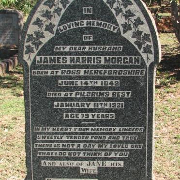 MORGAN James Harris 1842-1921 &amp; Jane 1840-1931 