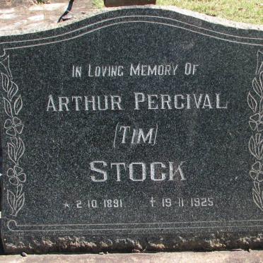 STOCK Arthur Percival 1891-1925