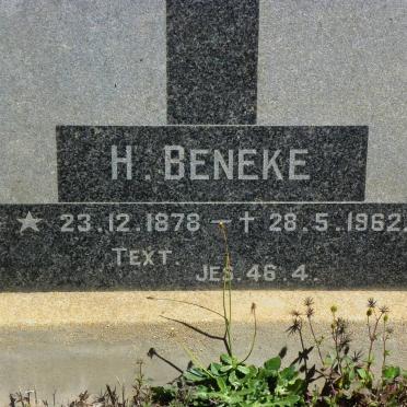 BENEKE H. 1878-1962