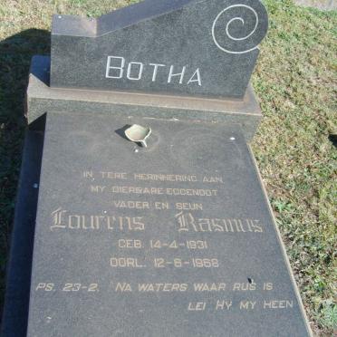 BOTHA Lourens Rasmus 1931-1968