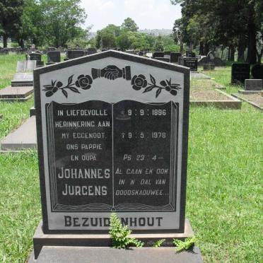 BEZUIDENHOUT Johannes Jurgens 1896-1978