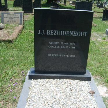 BEZUIDENHOUT J.J. 1899-1986