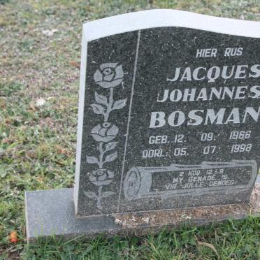 BOSMAN Jacques Johannes 1966-1998