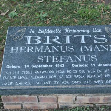BRITS Hermanus Stefanus 1943-2002