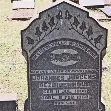 BEZUIDENHOUD Johannes Jurgens 1880-1968