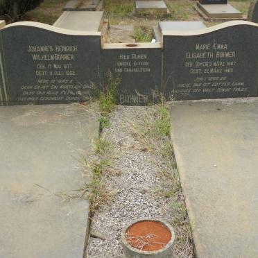 BÖHMER Johannes Heinrich Wilhelm 1877-1962 &amp; Marie Emma Elisabeth DYER 1887-1963