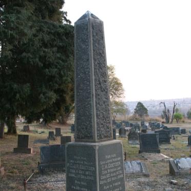 COETZER P.C.J.R. 1871-1947 &amp; G.M. STEENKAMP 1876-1945