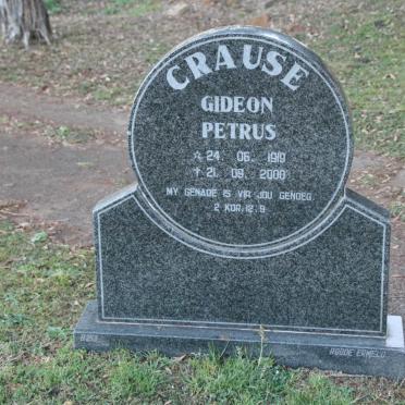 CRAUSE Gideon Petrus 1919-2000