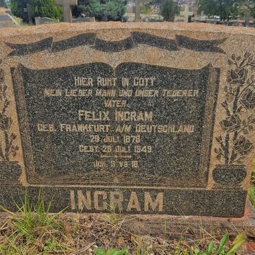 INGRAM Felix 1878-1949