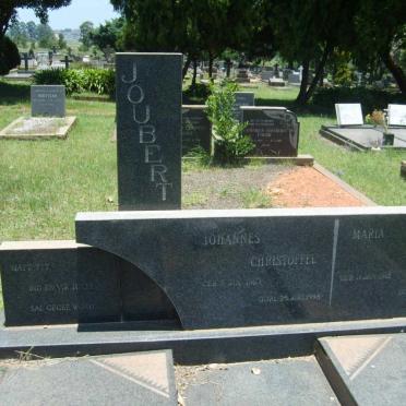 JOUBERT Johannes Christoffel 1910-1998 &amp; Maria Christina 1912-1975