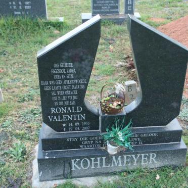 KOHLMEYER Ronald Valentin 1955-2007