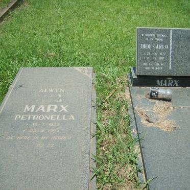 MARX Alwyn 1911-1991 &amp; Petronella 1929-1993 :: MARX Theo Carlo 1971-1997