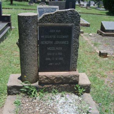 MOOLMAN Hendrik Johannes 1913-1962