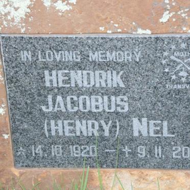 NEL Hendrik Jacobus 1920-2000