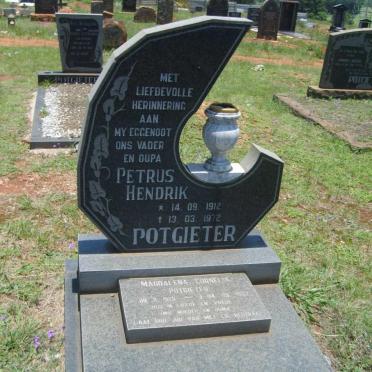 POTGIETER Petrus Hendrik 1912-1972 &amp; Magdalena Cornelia 1929-199
