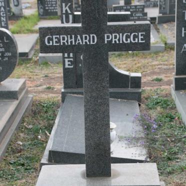 PRIGGE Gerhard 1907-1987
